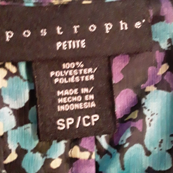 Top for work or casual,  tropical and lightweight - Picture 3 of 7